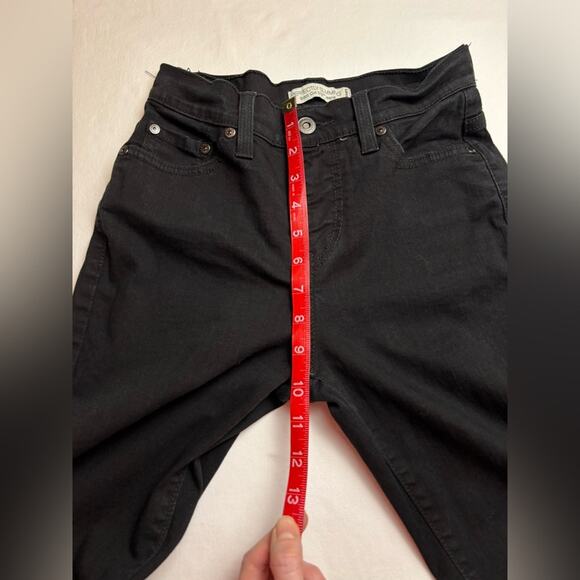 Levi's Perfectly Slimming Women's 6P Black Boot Cut 512 Western Cowgirl Jeans - Picture 8 of 10